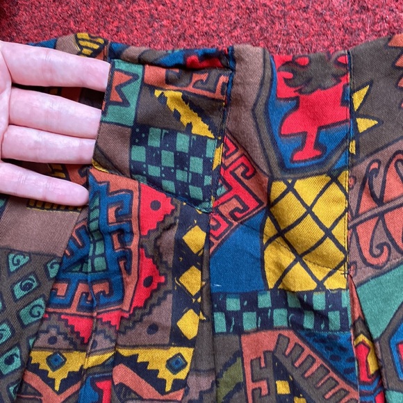 90’s Vintage Print Skirt - Picture 3 of 5